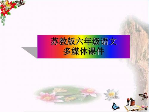 六年级语文上册第18课给家乡孩子的信PPT课件苏教版