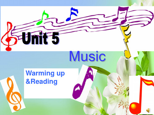 人教版高中英语必修2Unit 5Music1025张课件ppt