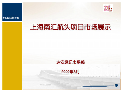 南汇航头项目市场分析报告-终