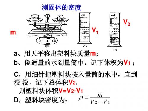 密度测量专题复习
