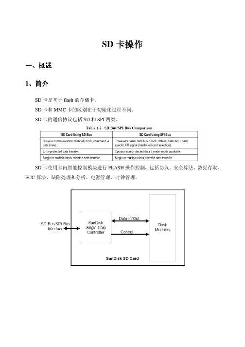 SD卡学习笔记
