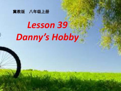 冀教版八年级英语上册课件：Lesson39