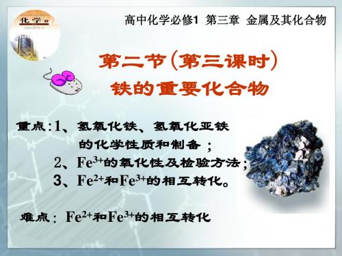 铁的重要化合物