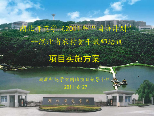 国培项目方案
