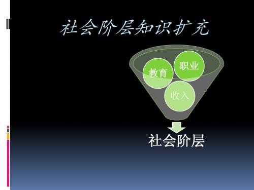 社会阶层知识扩充