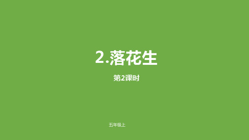 人教部编版《落花生》精美课件1