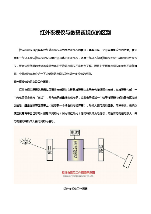 红外夜视仪与数码夜视仪的区别