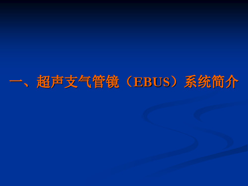 呼吸新技术超声支气管镜ppt课件