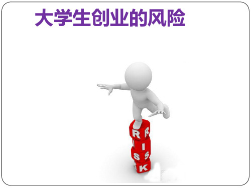大学生创业的风险培训PPT课件(36页)