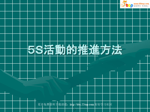 5S活动的推进方法-32页