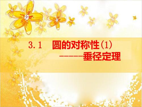 3.1圆的对称性