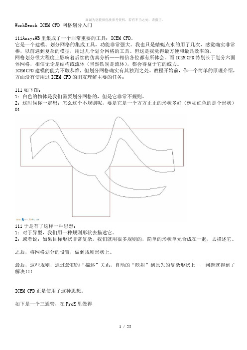 ICEM_CFD_网格划分入门