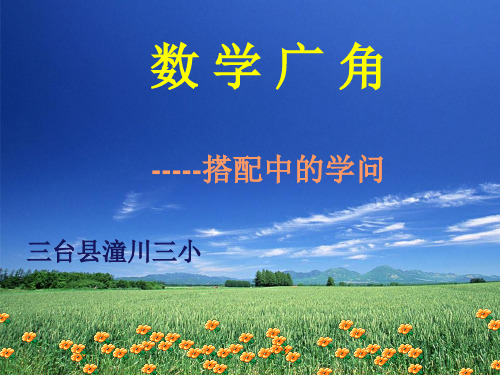 三年级下册数学课件数学广角搭配人教版 (22)PPT(共13页)PPT