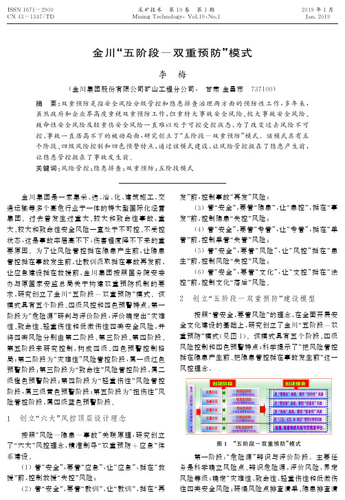 金川“五阶段双重预防”模式