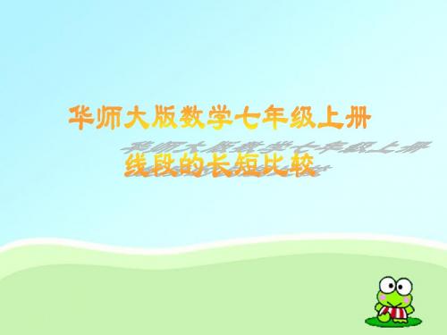 华师大版数学七年级上册4.5《最基本的图形点和线》课件(共32张PPT)