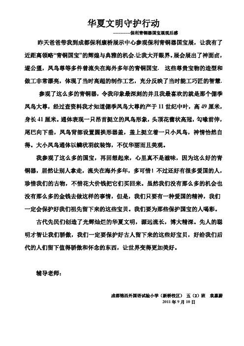 华夏文明守护行动