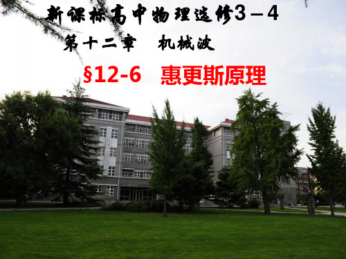 人教版高中物理选修3-4课件 12-6惠更斯原理 精选课件
