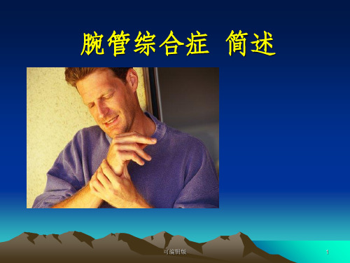 腕管综合征上传百度文库