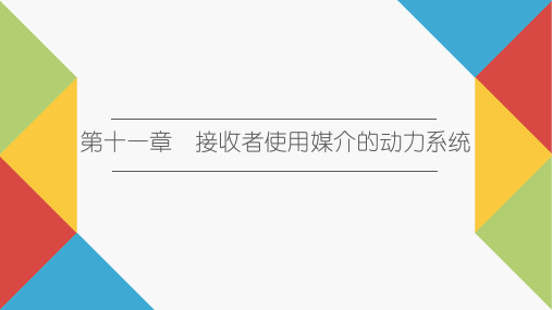 《传播心理学》教学课件—11接收者使用媒介的动力系统