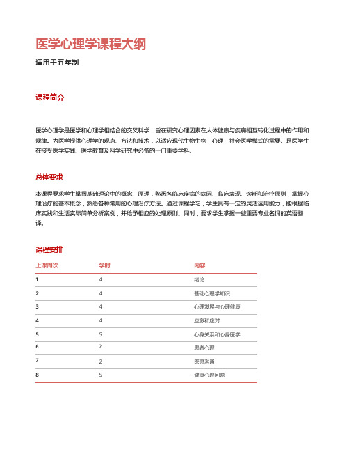 医学心理学的研究方法