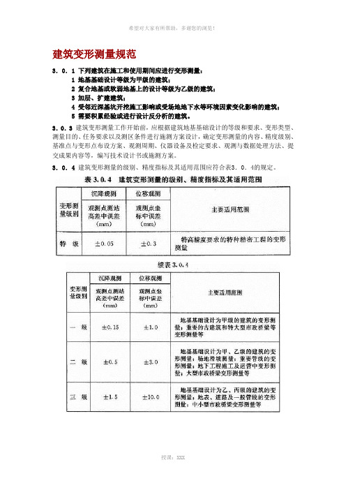 -建筑变形