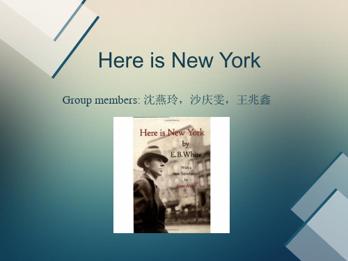 Here is New York