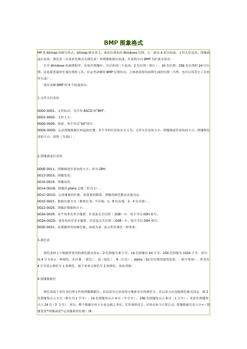 BMP图象格式