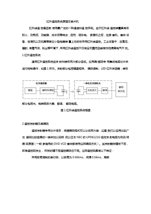 红外遥控原理及解码程序