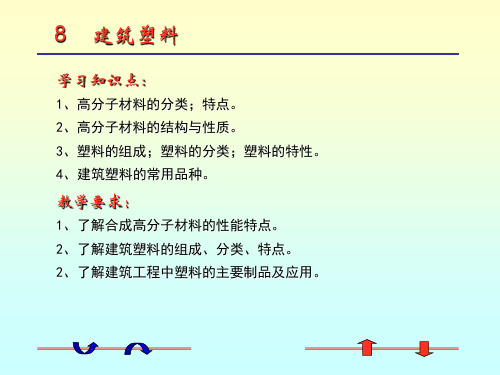 土木工程材料-合成高分子材料