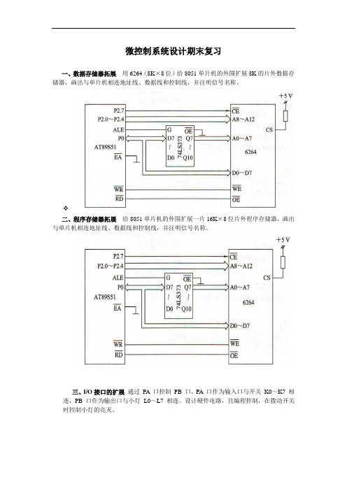 微控制器系统设计复习题
