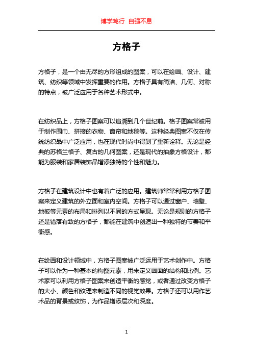 方格子_精品文档