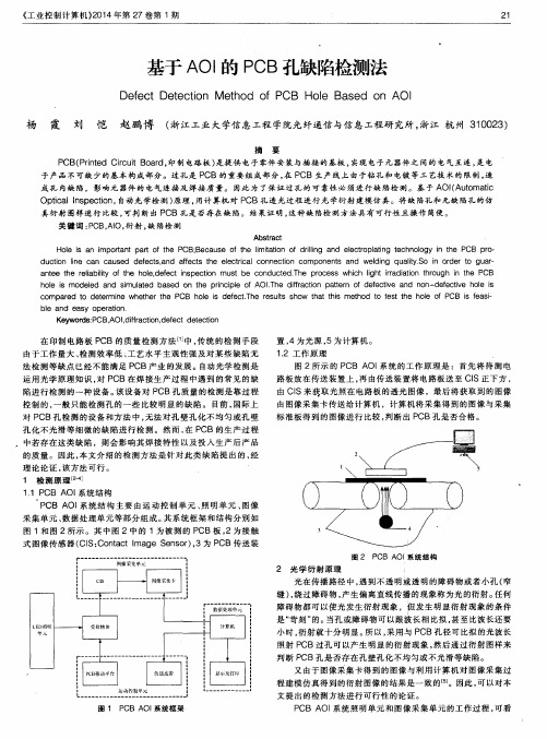 基于AOI的PCB孔缺陷检测法