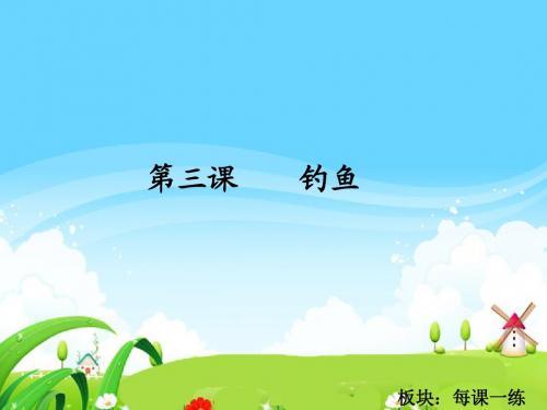 3 钓鱼_每课一练