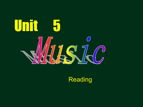 高中英语必修一unit5《unit_5_music》公开课课件