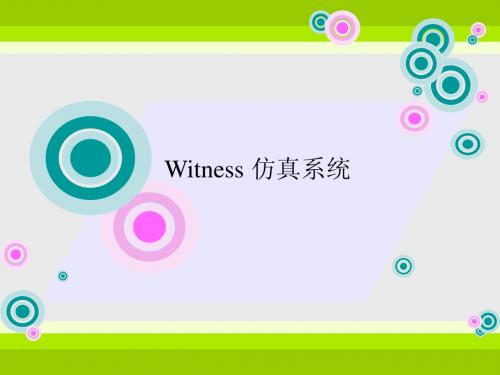 Witness仿真课件