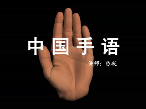 中国手语