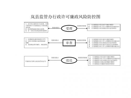 岚监管办行政许可廉政风险防控图