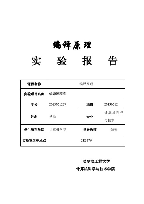 编译报告