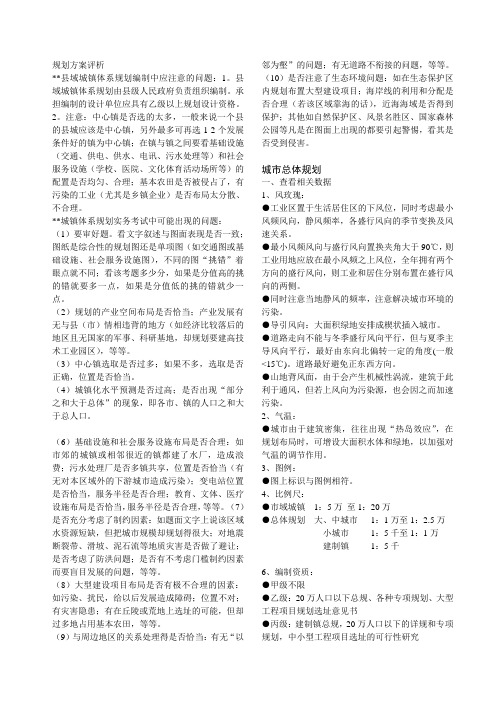 (已打印)各类规划实务辅导