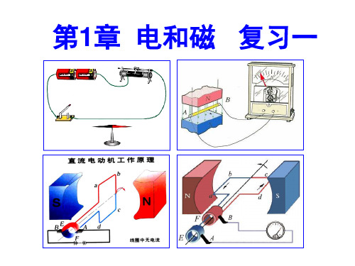 第1章电和磁复习课件—浙教版八年级科学下册单元复习备考