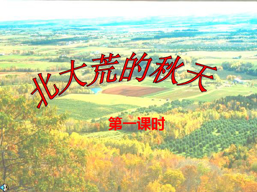 北大荒的秋天第一课时 (2)