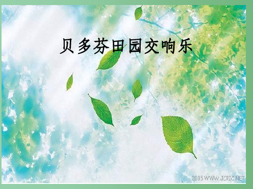 高中语文 《贝多芬田园交响乐》鲁人版必修1