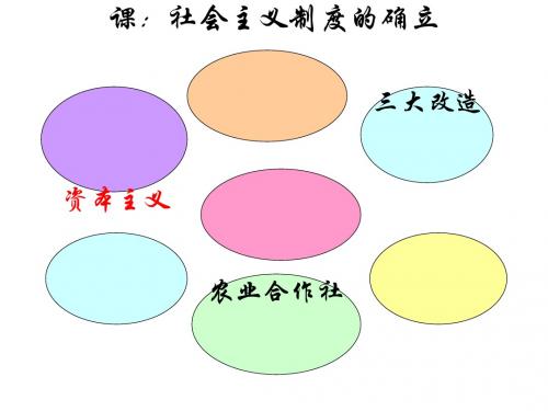 社会主义制度的确立PPT课件7