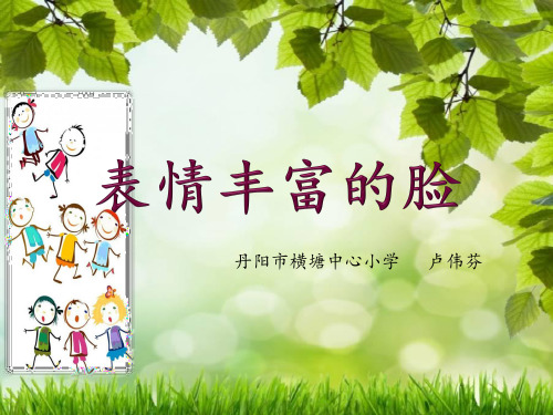 美术苏少版五年级上册《第7课表情丰富的脸》课件公开课(1)