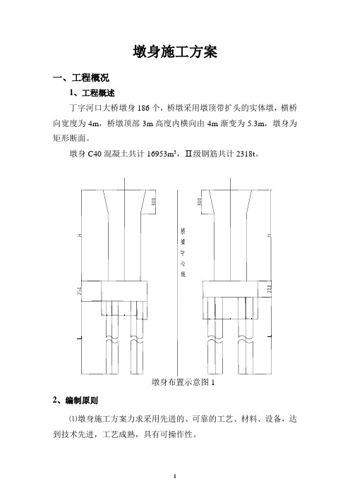 墩身施工方案