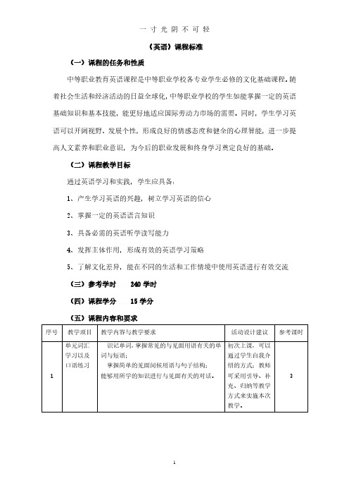 中职《英语》课程标准.pdf