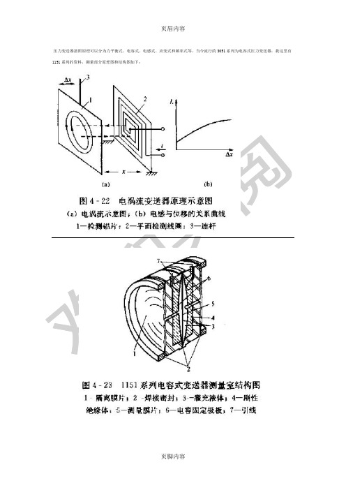 压力变送器和压力开关的内部原理图