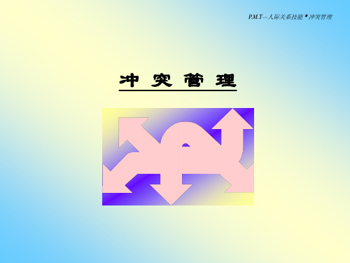 冲突管理(幻灯片)
