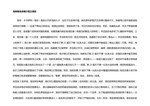 龙珠主要角色详细介绍