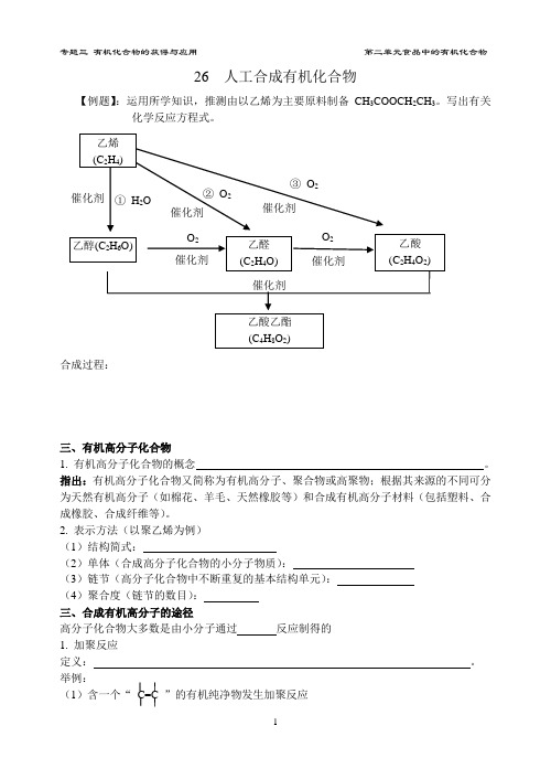 人工合成有机化合物(1)
